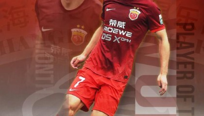 hupu-武磊当选中超10/11月最佳球员 本赛季共获选7次